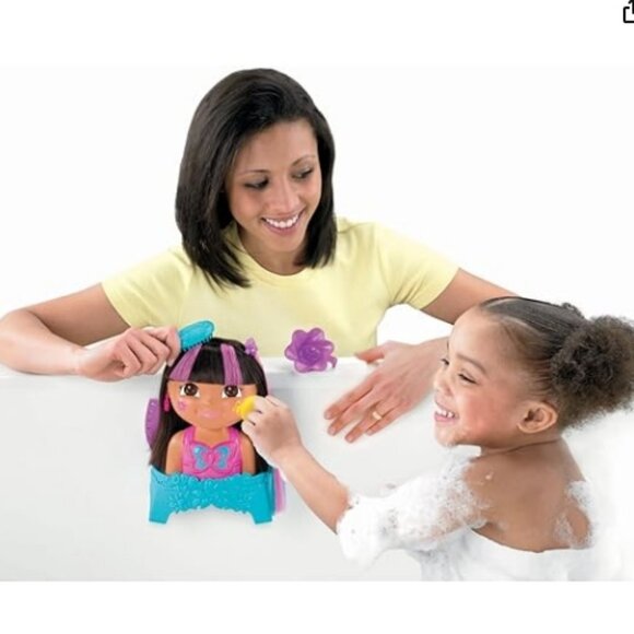 Dora The Explorer Suds & Styles🙇‍♀️ Fairy Dora🧚By Fisher-Price 🆕FAST📦🏃🏻💨⚡ - Picture 2 of 16